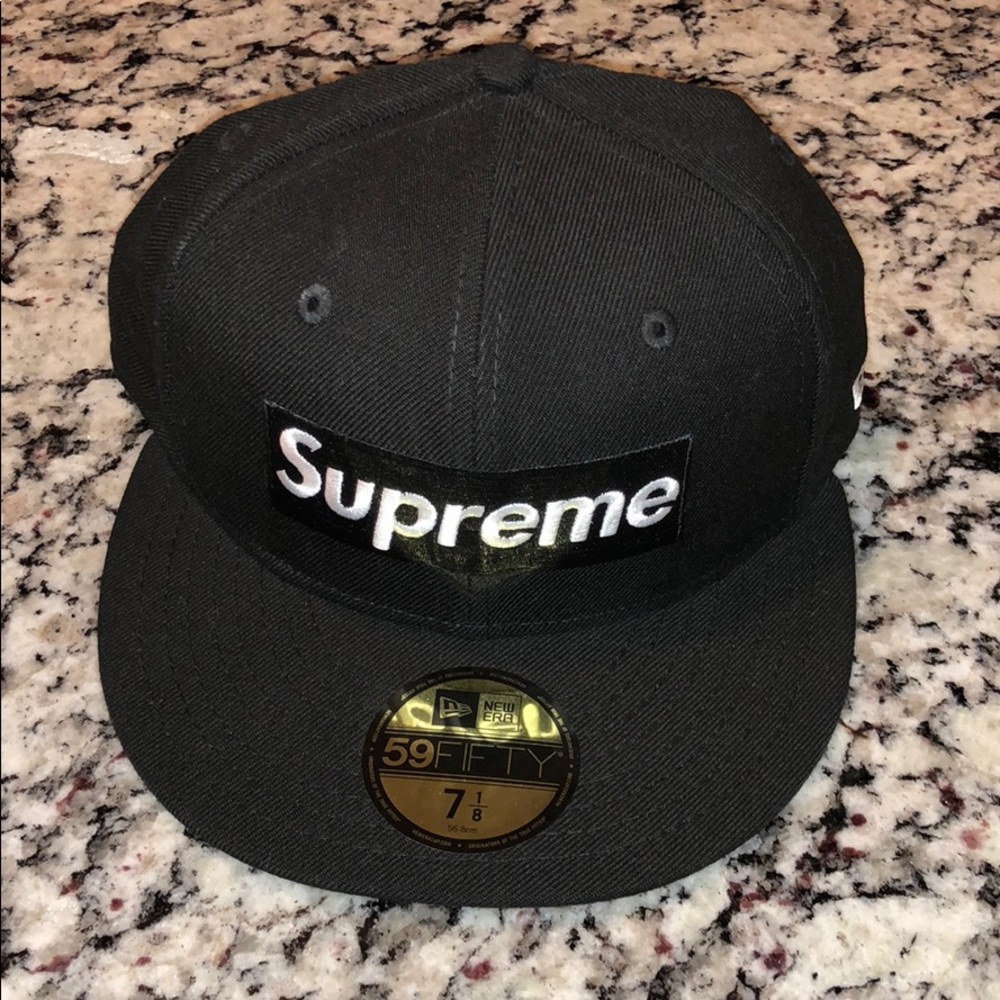 Black Supreme x Playboy Fitted Cap